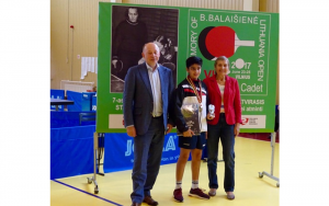 First ITTF certified double Gold win in Europe - Vilnius, Lithuania, 2017