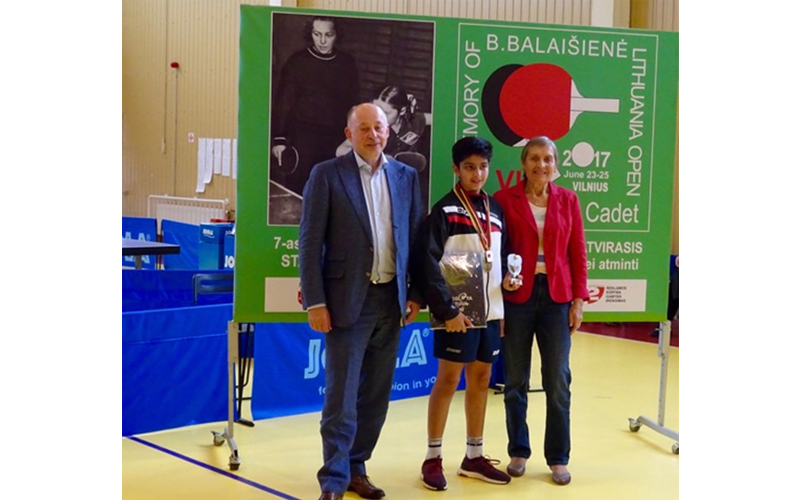 First ITTF certified double Gold win in Europe – Vilnius, Lithuania, 2017