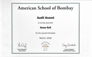 ASB: Honour Roll